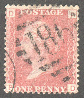Great Britain Scott 33 Used Plate 174 - PD - Click Image to Close